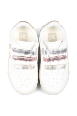 sneakers in pelle bianco VEJA KIDS | CV0520647CMULTICO
